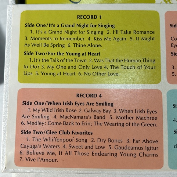 Romantic Strings And Voices Present On Wings Of Song 6 LP Box Set RCA Custom - Picture 2 of 10